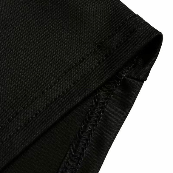 NWOT Black Plus Size Solid Contrast Lace Criss Cross Cami Top. Size 20 - Picture 7 of 9